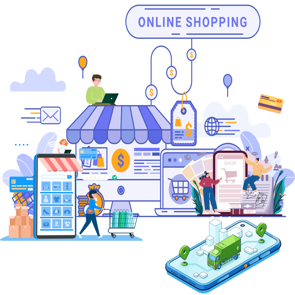Ecommerce website development with modern design and secure features