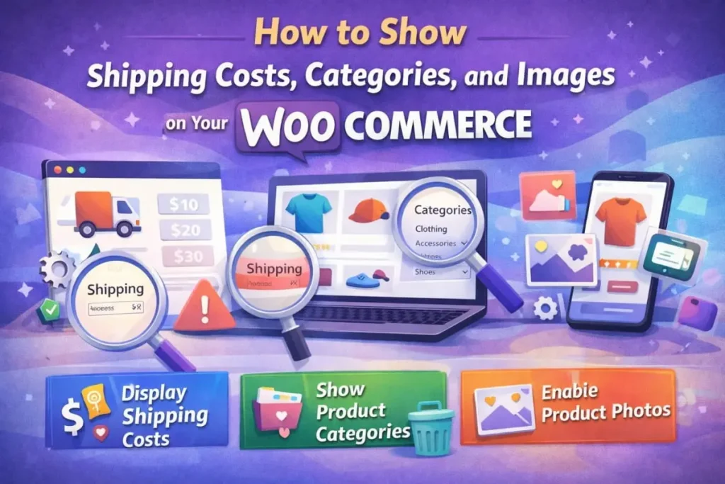 How to Show Shipping Costs, Categories, and Images on Your WooCommerce Site