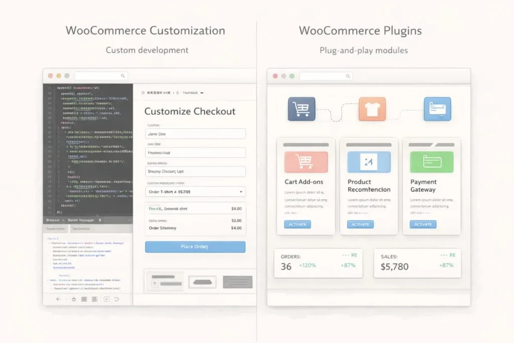 Plugins vs Custom WooCommerce Development