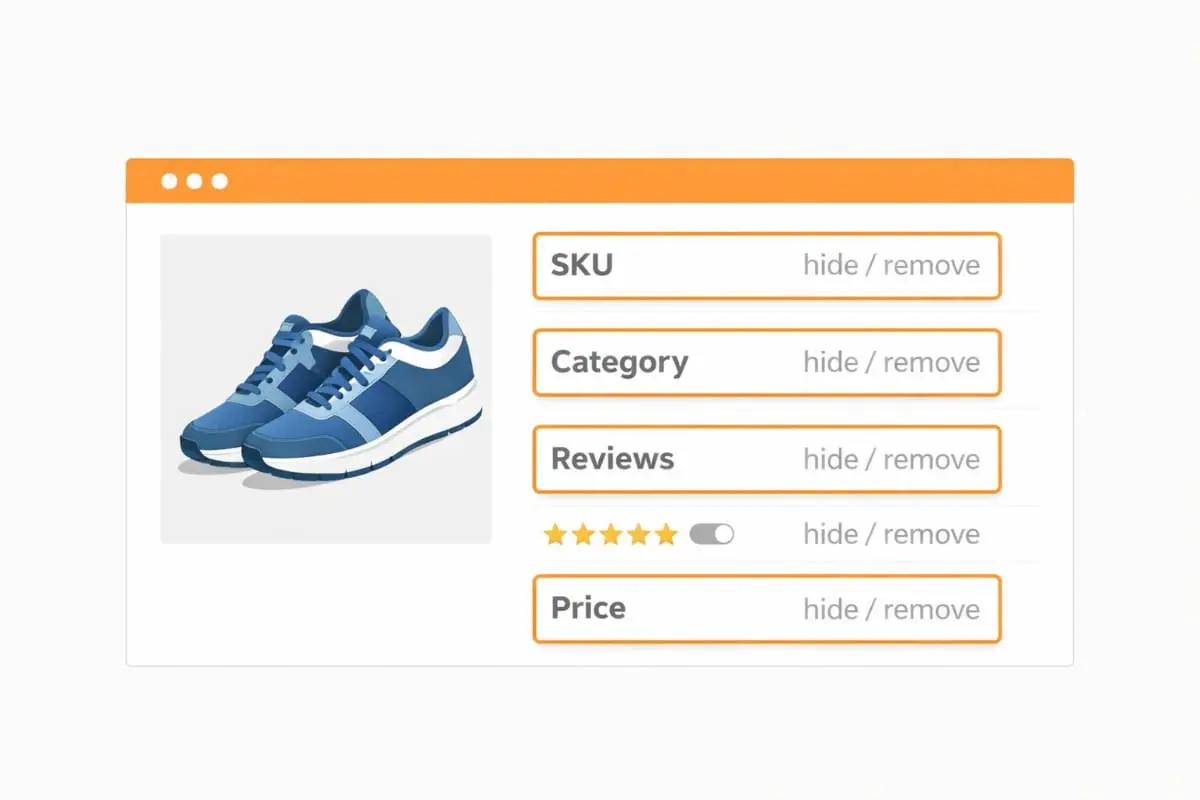 Remove Elements from WooCommerce Single Product Page