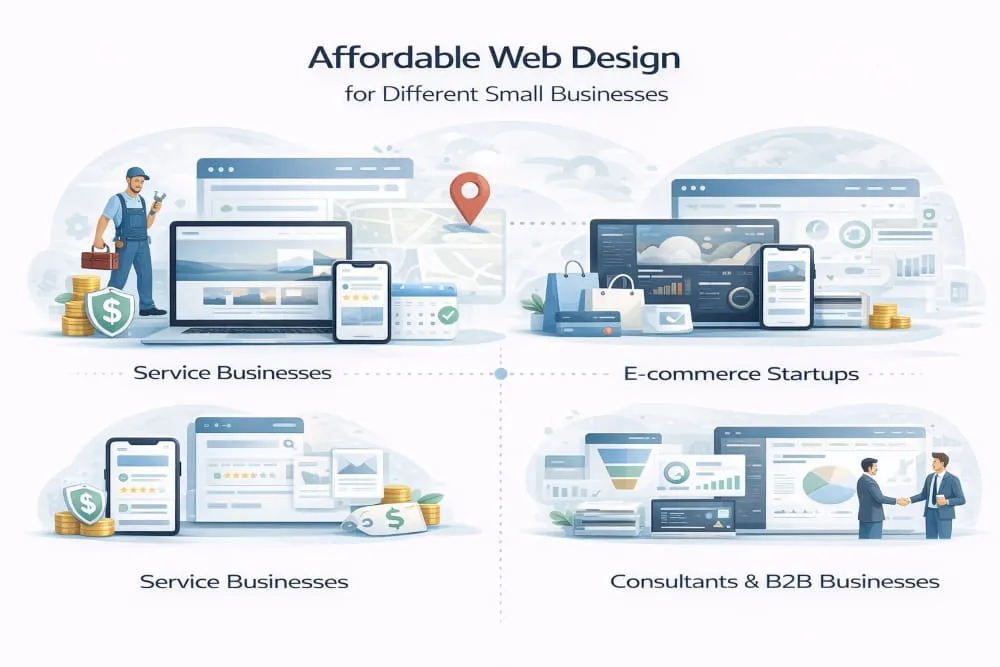 Affordable Web Design for Different Small Business