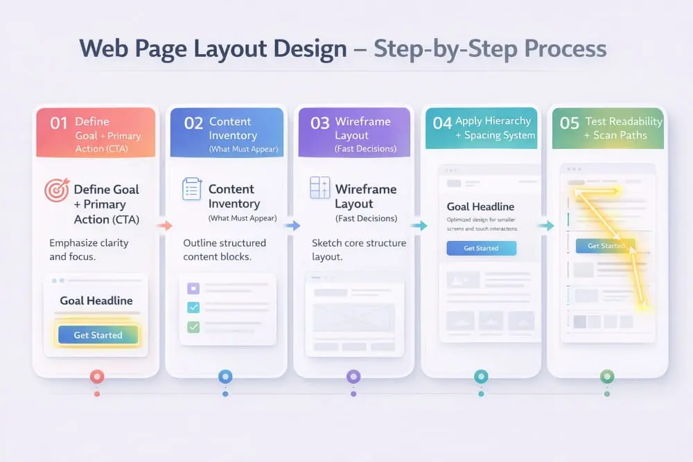 Web Page Layout Design (Step-by-Step Process)