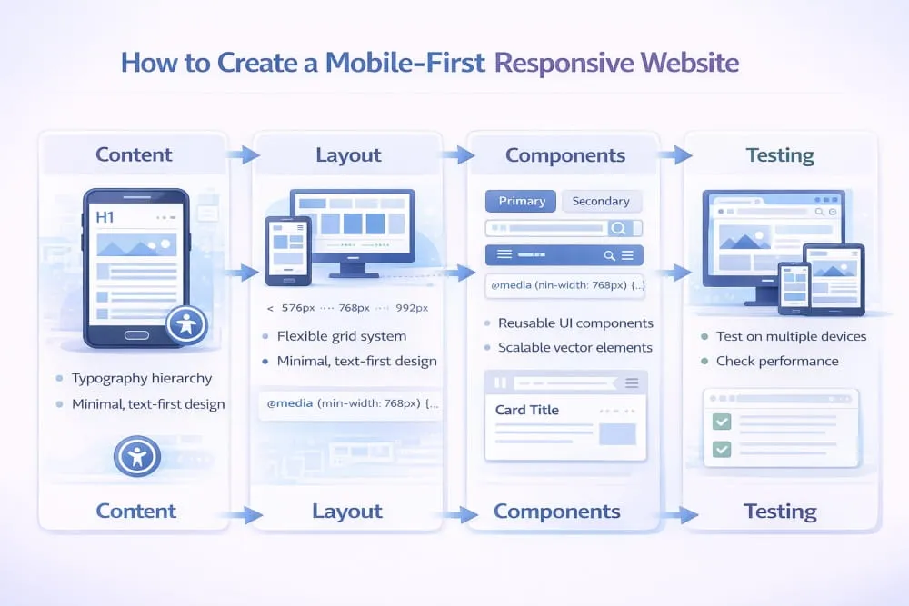 How to Create a Mobile-First Responsive Website