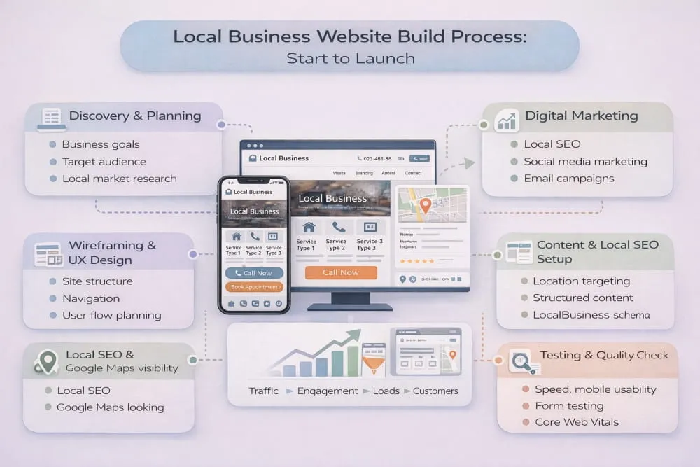 Local Business Website Build Process (Start to Launch)