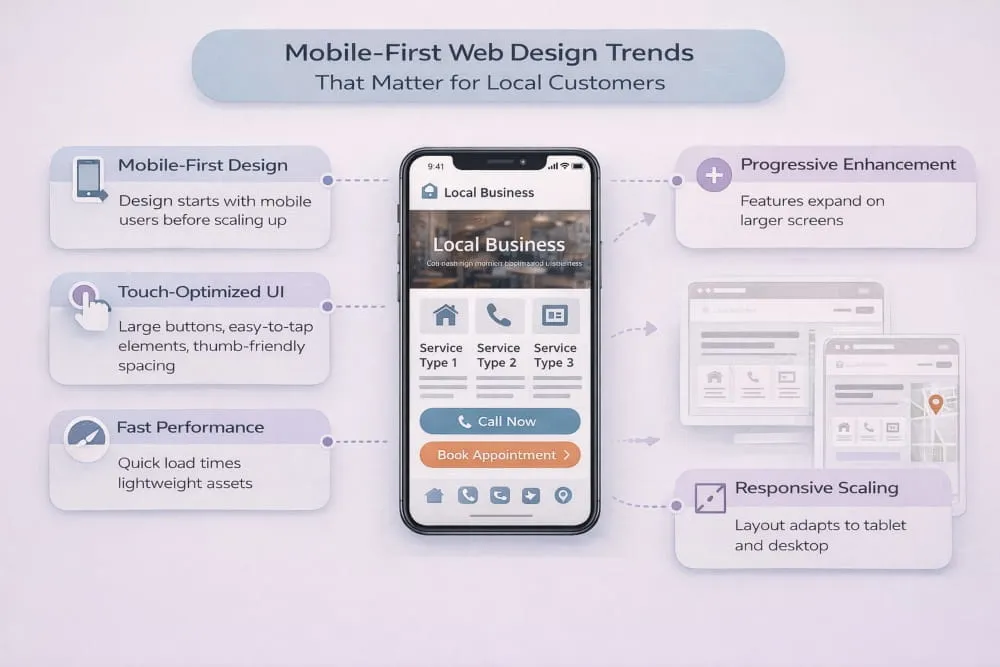 Mobile-First Web Design for Local Businesses