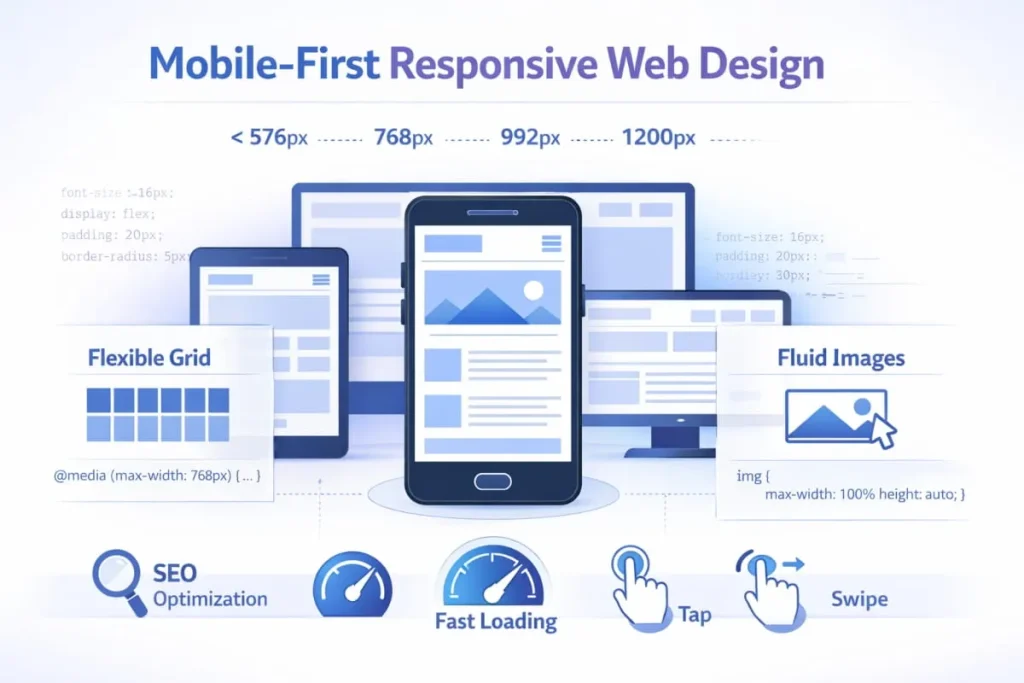 Mobile Responsive Web Design