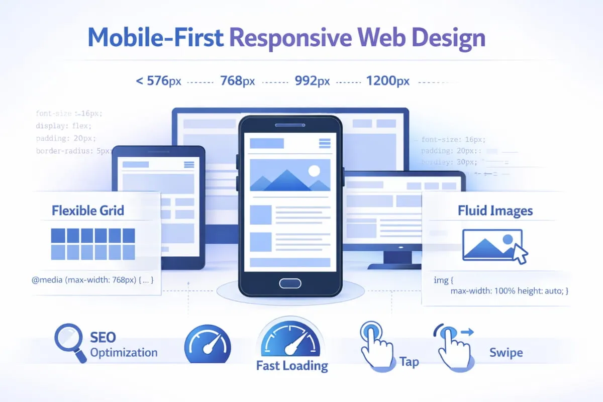 Mobile Responsive Web Design