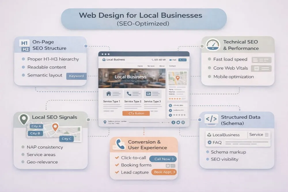 SEO-Optimized Web Design for Local Businesses