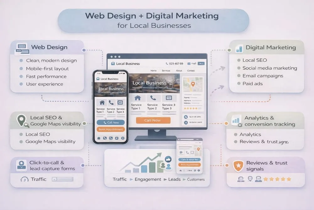 Web Design and Digital Marketing for Local Businesses