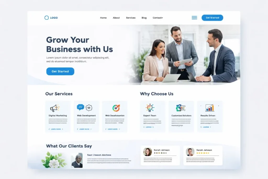 Web Page Layout Design