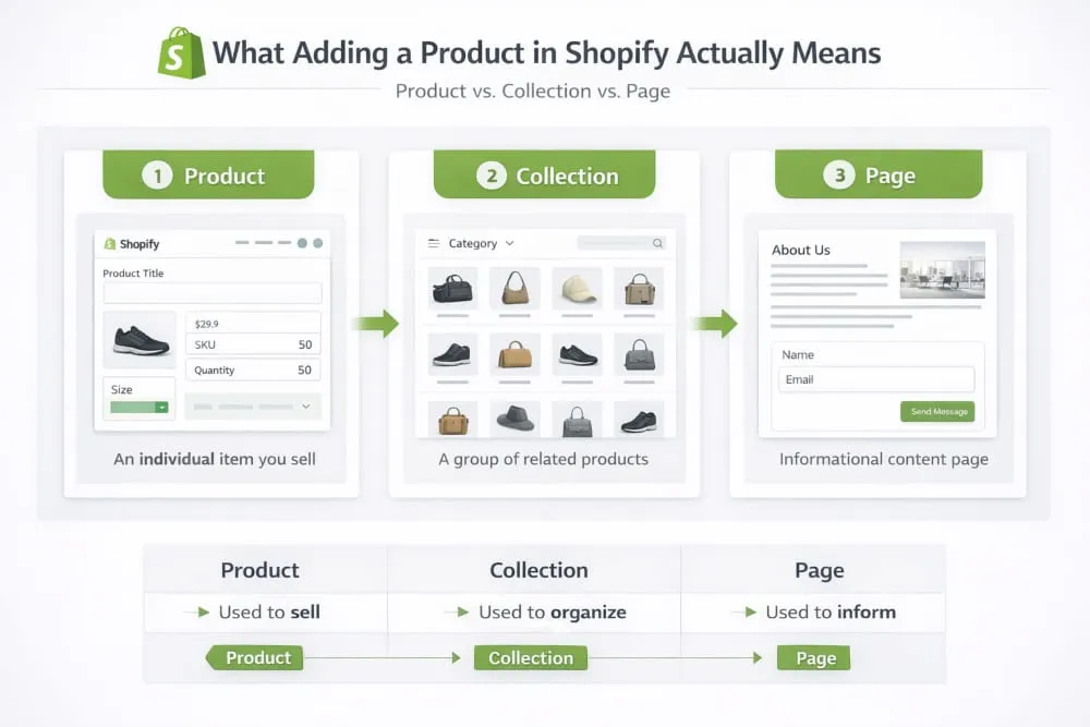 What Adding a Product in Shopify Actually Means