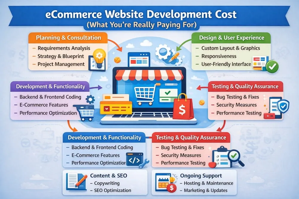 eCommerce Website Development Cost