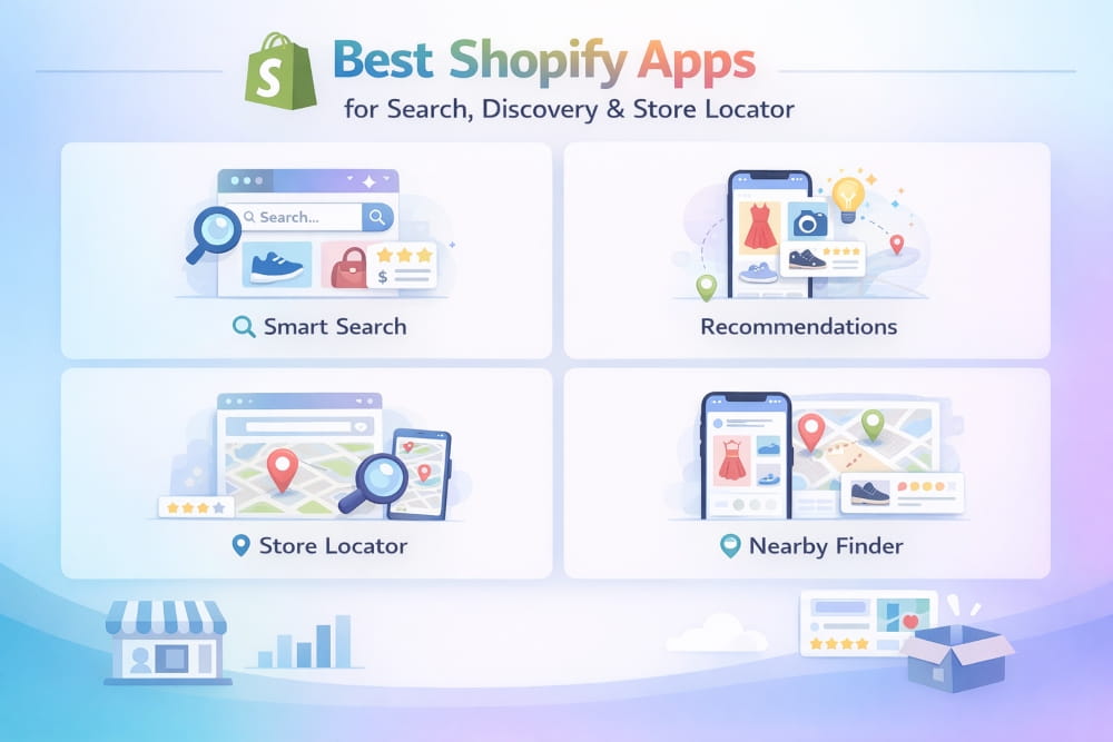 Best Shopify Apps for Search, Discovery & Store Locator