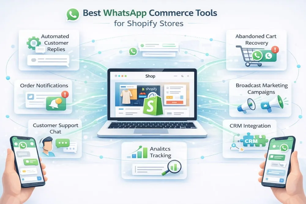 Best WhatsApp Commerce Tools for Shopify Stores