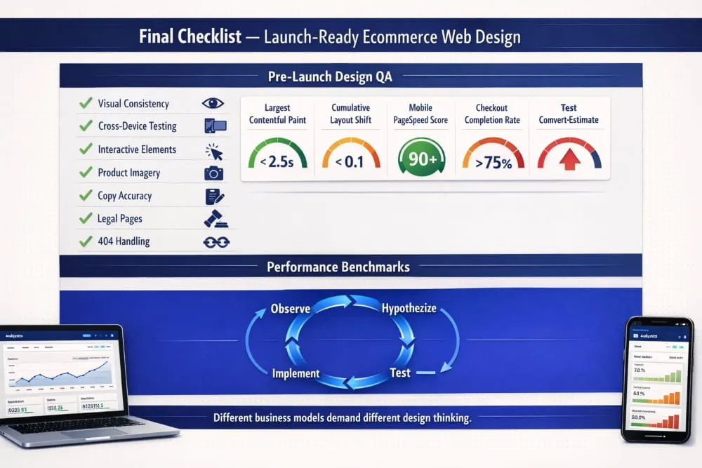 Launch-Ready Ecommerce Web Design