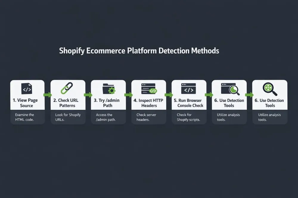 Shopify Ecommerce Detection Methods 