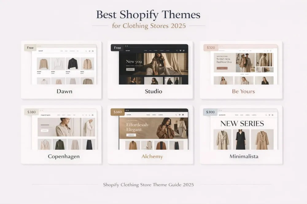 Shopify Themes for Clothing Stores